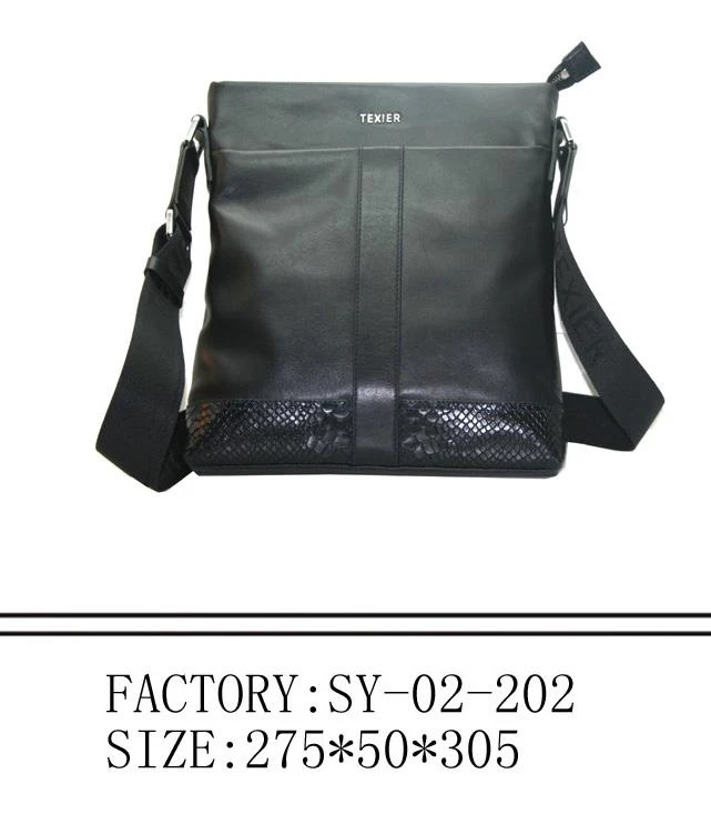 Leather Bag Men With YKK Zipper
