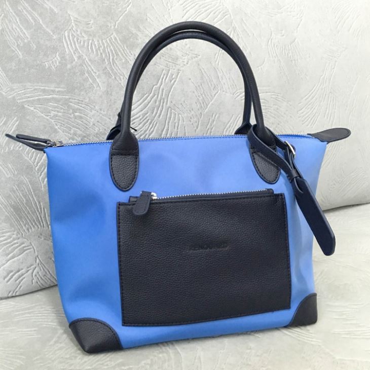 Nylon Bag Leather Handles