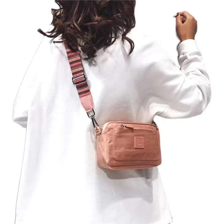 New Nylon Macaron Color Cross Body Bag