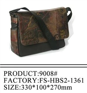 Printing Leather Shoulder Bag Men 2021