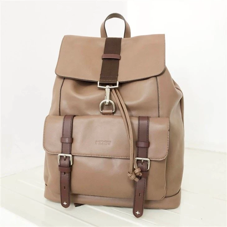 Custom Cowhide Leather Rucksack
