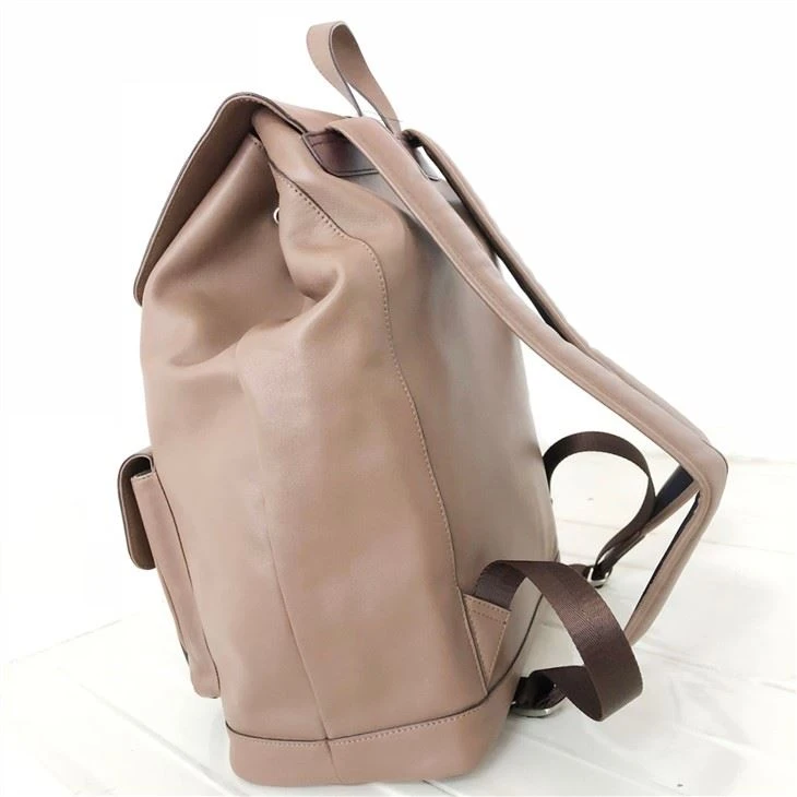 Custom Cowhide Leather Rucksack
