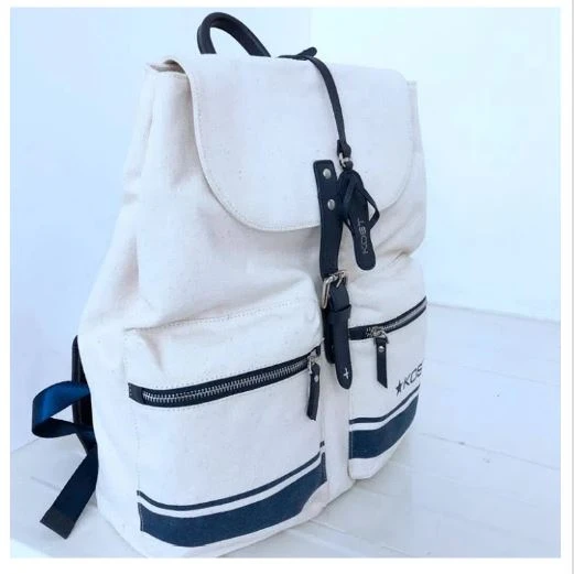 Canvas Leather Sports Backpack
