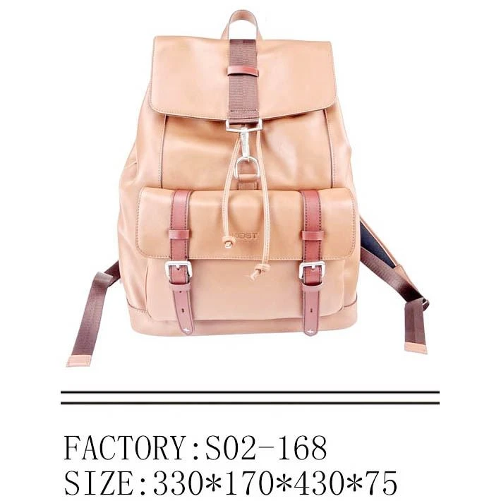 Custom Cowhide Leather Rucksack